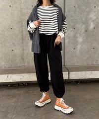 ゆるスウェットパンツ(ブラック)
