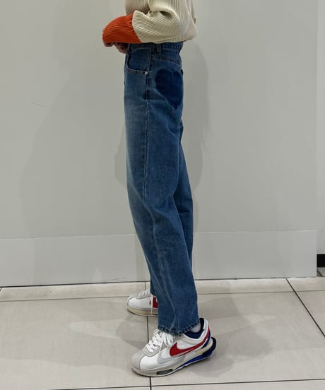 ヒップハートデザインデニムパンツ(ブルー)