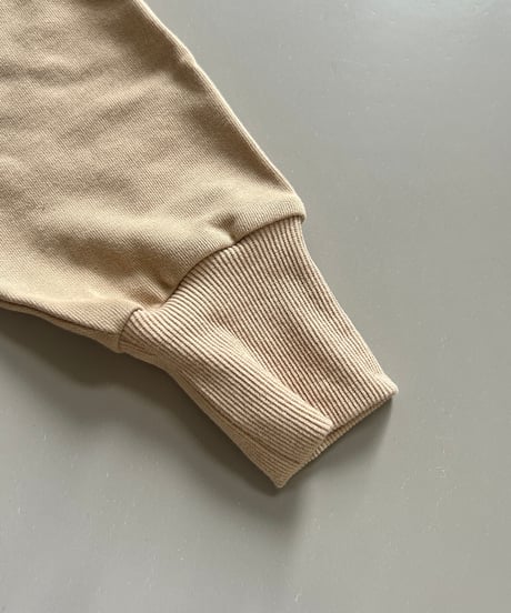 バックプリーツスウェットワンピース(ベージュ)