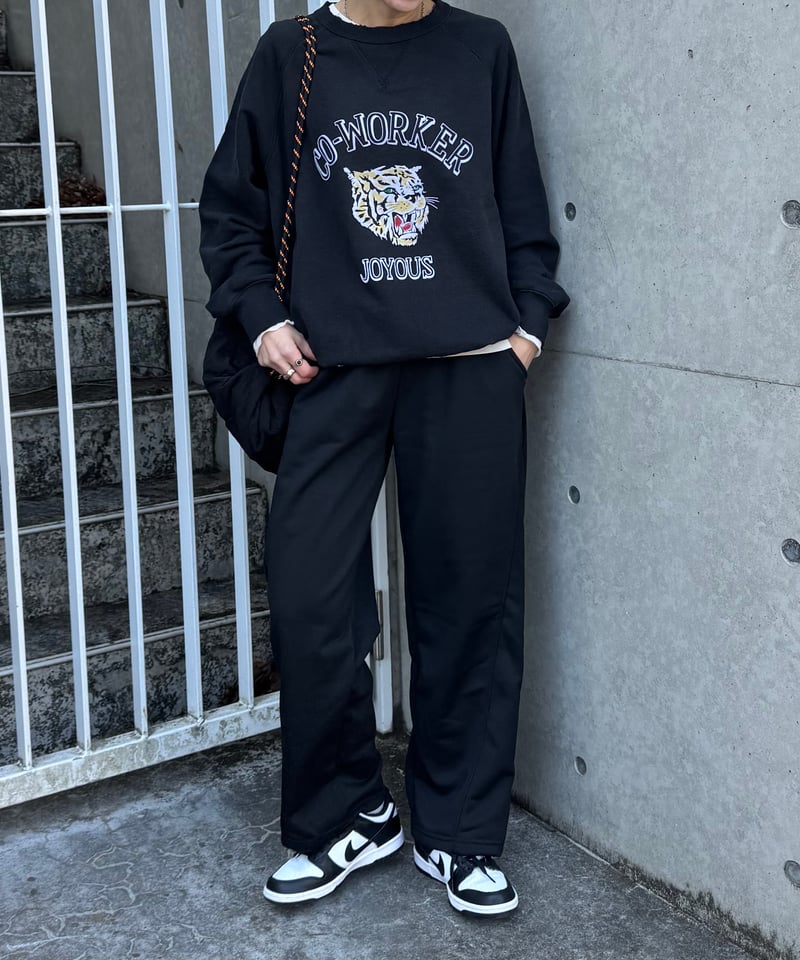 フロントバックTIGERフロッキースウェット | COPINE
