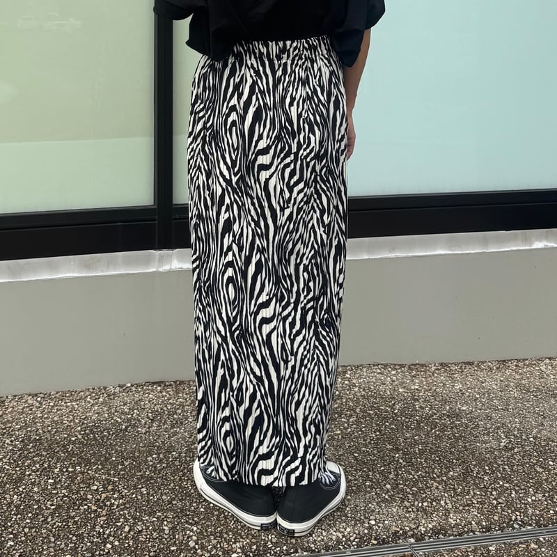 ゼブラ柄プリーツスカート | COPINE