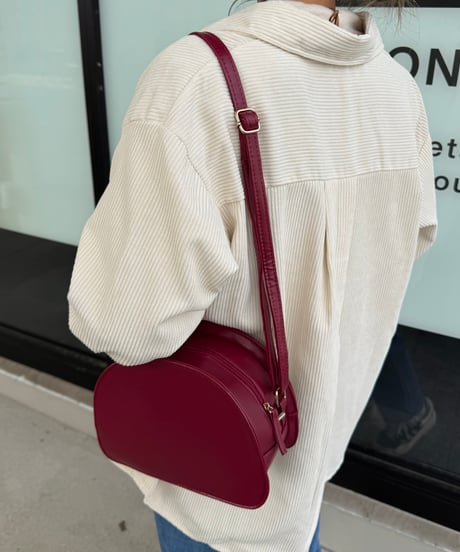 ハーフムーンショルダーバッグ(3color）