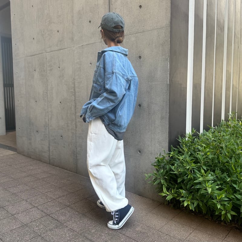 シンプルデニムジャケット (ミディアムウォッシュ/2size) | COPINE