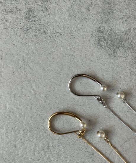 Hang Pearl Earcuff(2color)