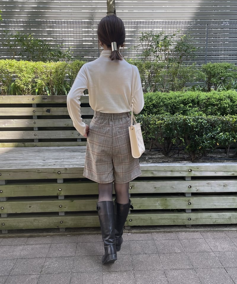 チェック柄ハーフパンツ(2color) | COPINE
