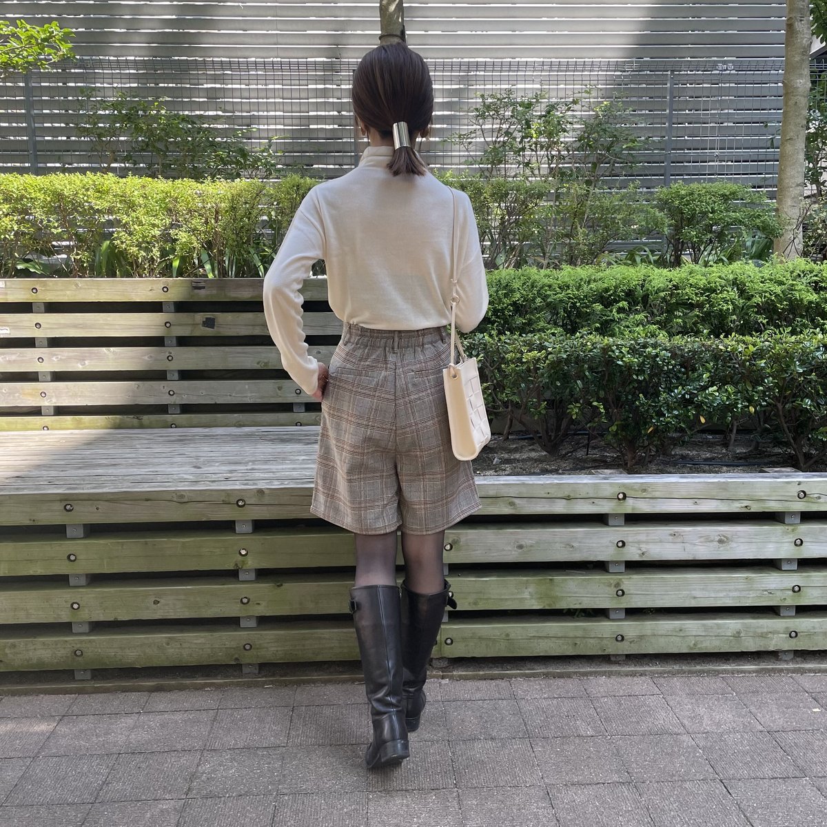 チェック柄ハーフパンツ(2color) | COPINE