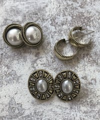 遊び心あるデザインピアス（3type）