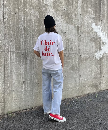 フレンチロゴTシャツ(ホワイト）