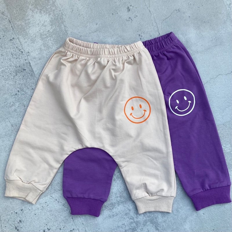 kids】ニコちゃんスウェットセットアップ(2color・2size) | COPINE