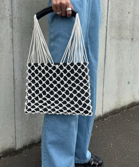 2wayロープネットバッグ(2color)