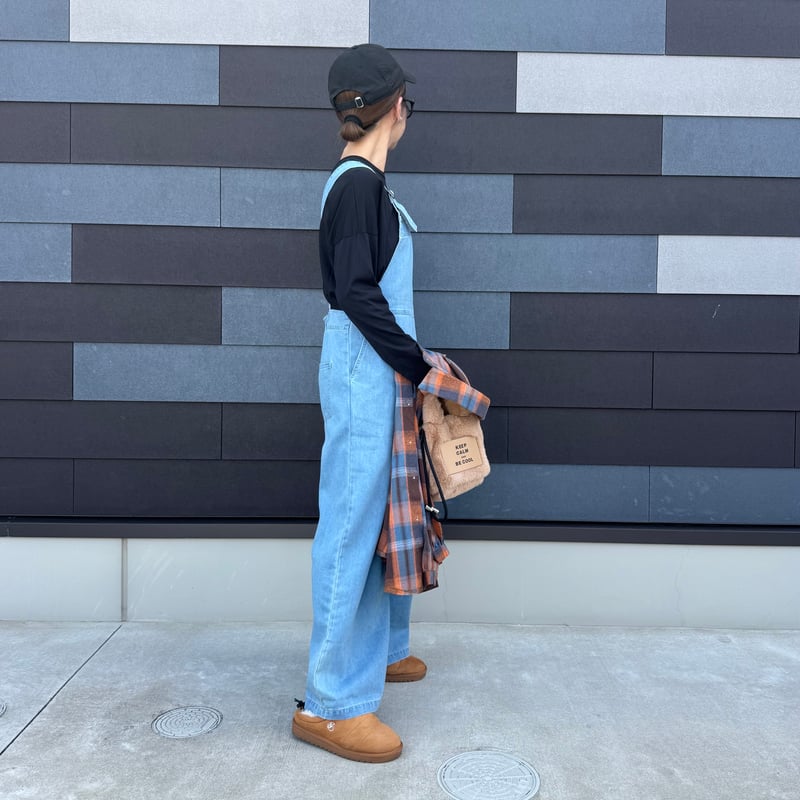 デニムサロペット ライトブルー 即納】デニムオーバーオール デニムサロペット ライトブルー | KISHIKA