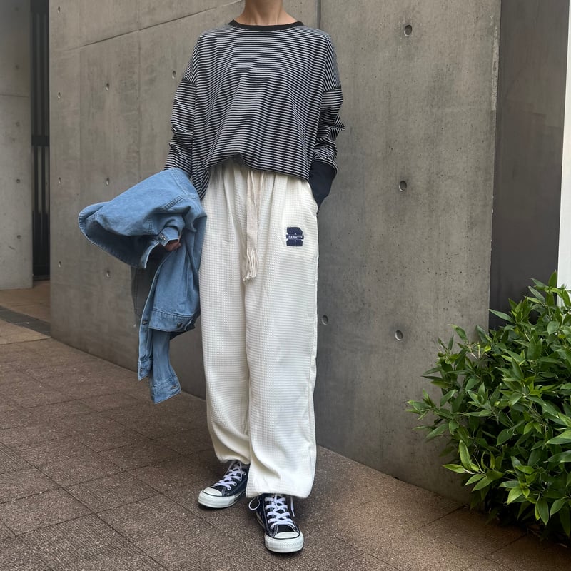 ワッフルパンツ(ホワイト) | COPINE