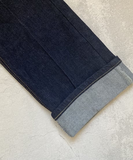 美シルエット！ハイウエストロールアップデニム(3size)
