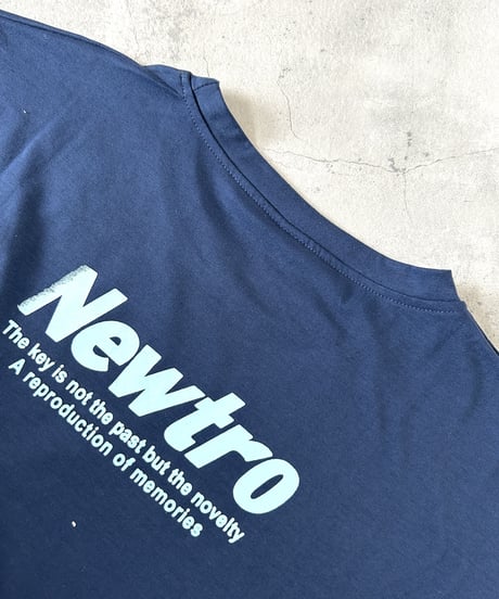 シンプルロゴビッグシルエットTシャツ(ネイビー)