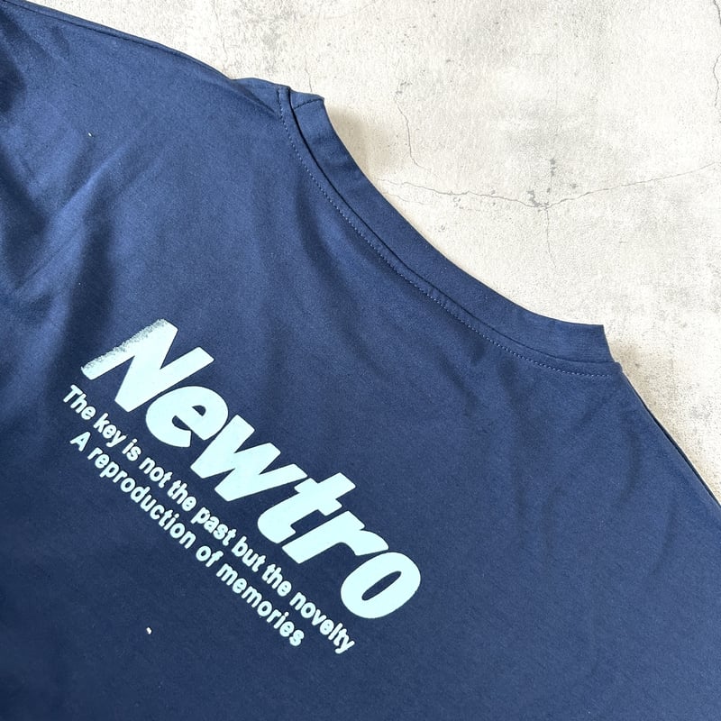 シンプルロゴビッグシルエットTシャツ(ネイビー) | COPINE