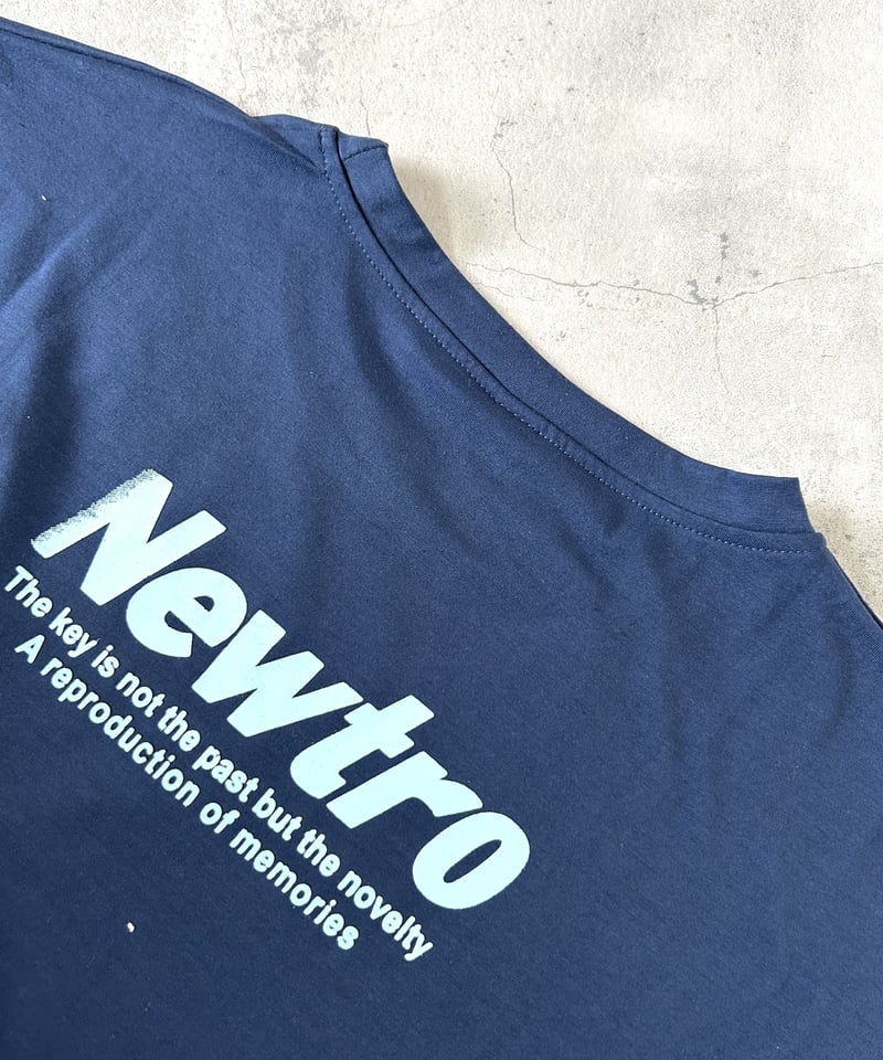 シンプルロゴビッグシルエットTシャツ(ネイビー) | COPINE