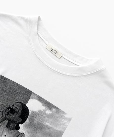 レディーフォトプリントビッグTシャツ(ホワイト)