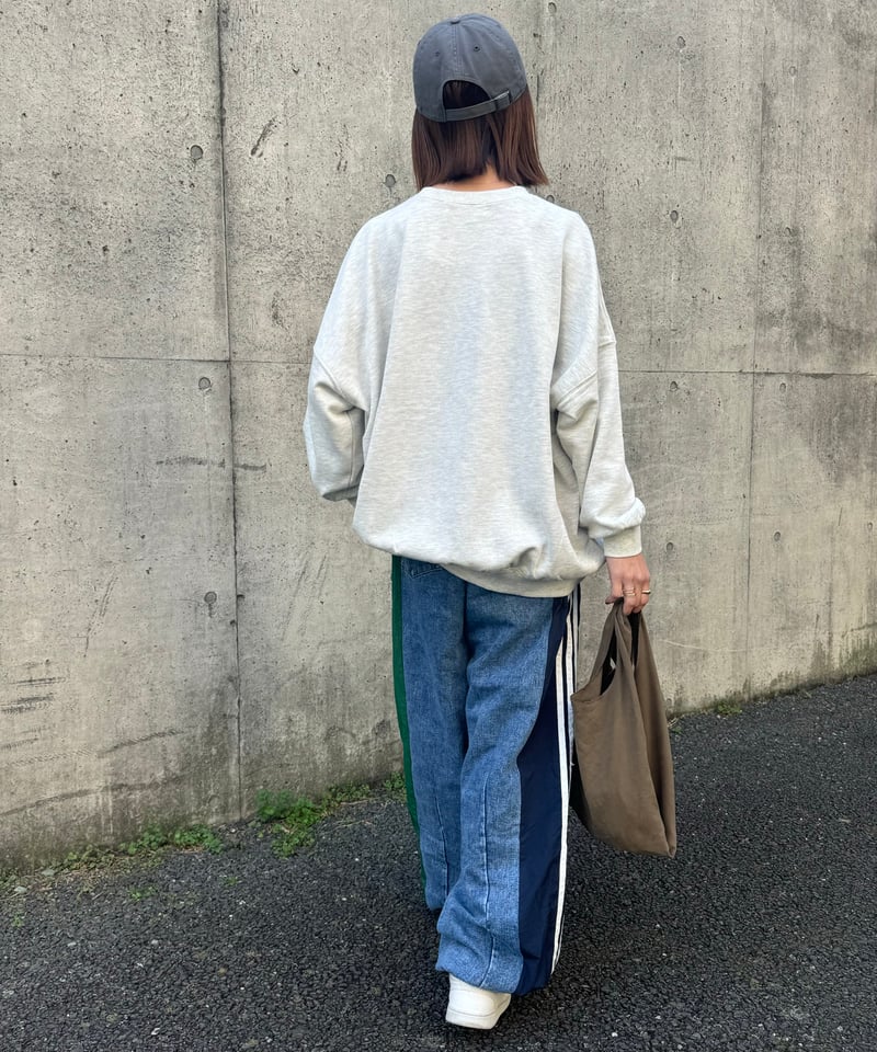 フロント＆スリーブロゴスウェット(オートミール) | COPINE