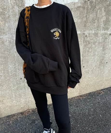 フロントバックTIGER刺繍スウェット