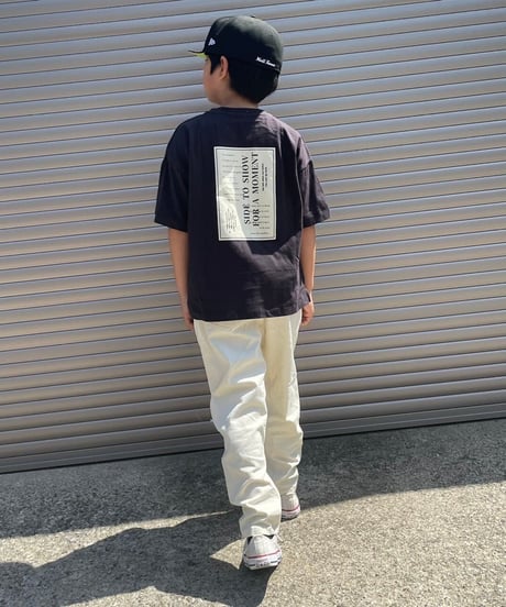 【kids】バックプリントブラックtシャツ(110〜150)