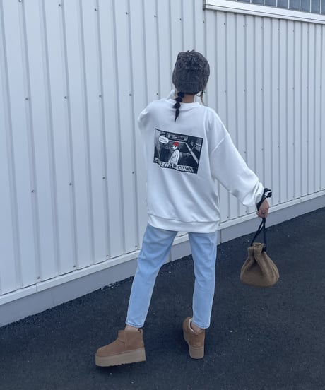 ダメージ加工デニムキャロットパンツ(3size）