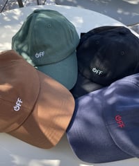 off英字ロゴキャップ(4color)