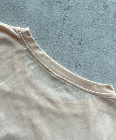 ボックスプリントTシャツ(クリーム)