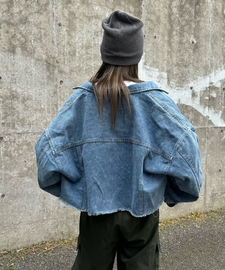 カットオフデニムショートジャケット