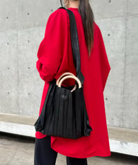 プリーツデザイン2WAY BAG(2color)
