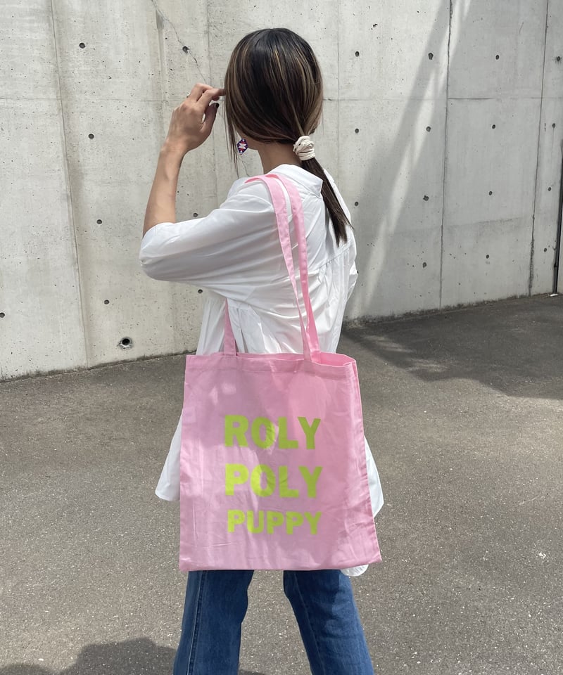 ロゴプリント&刺繍カラフルトートバッグ(ピンク) | COPINE