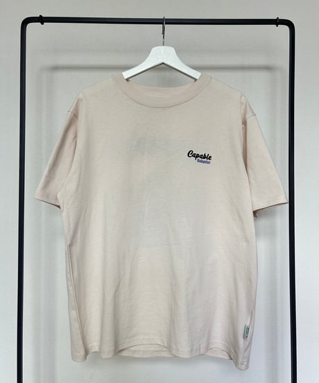 tigerサガラ刺繍Tシャツ(アイボリー)