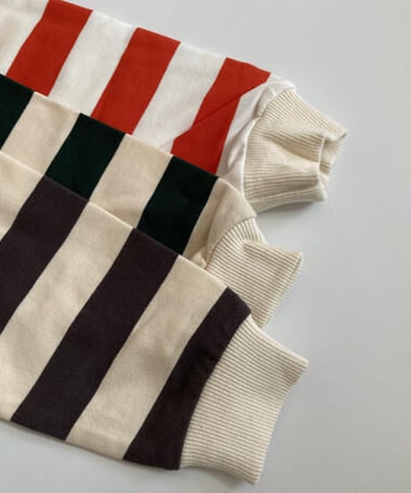 【kids】太ボーダースウェット(3color/3size)