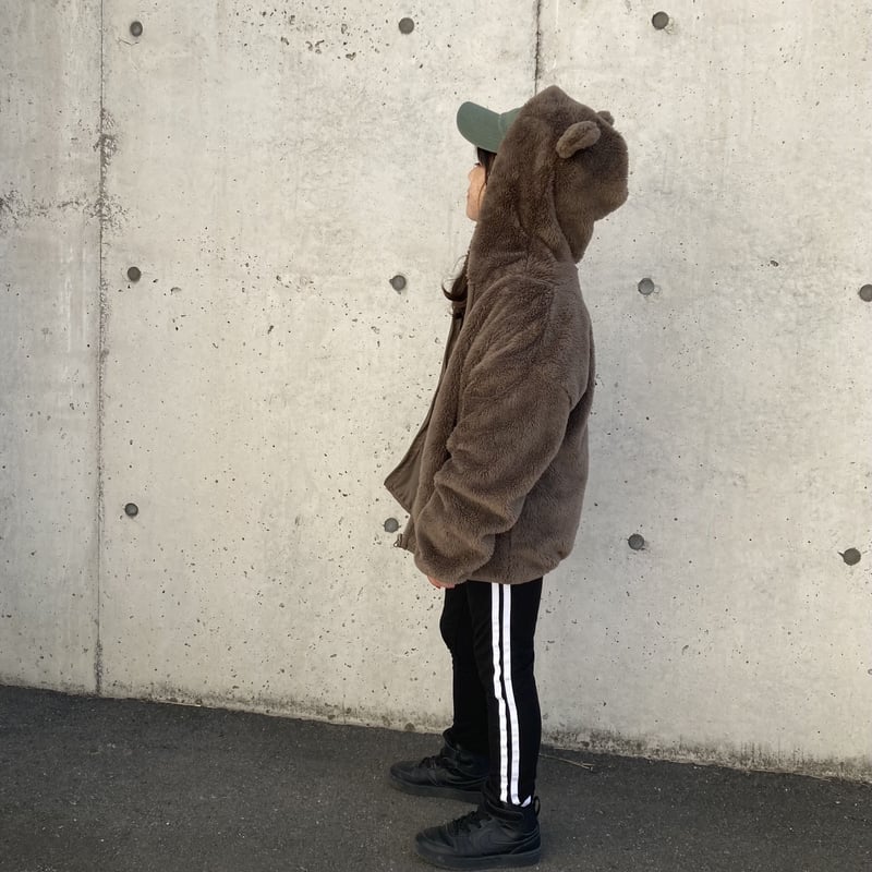 kids】ボアフリースくま耳ジップアップパーカー(110~150) | COPINE