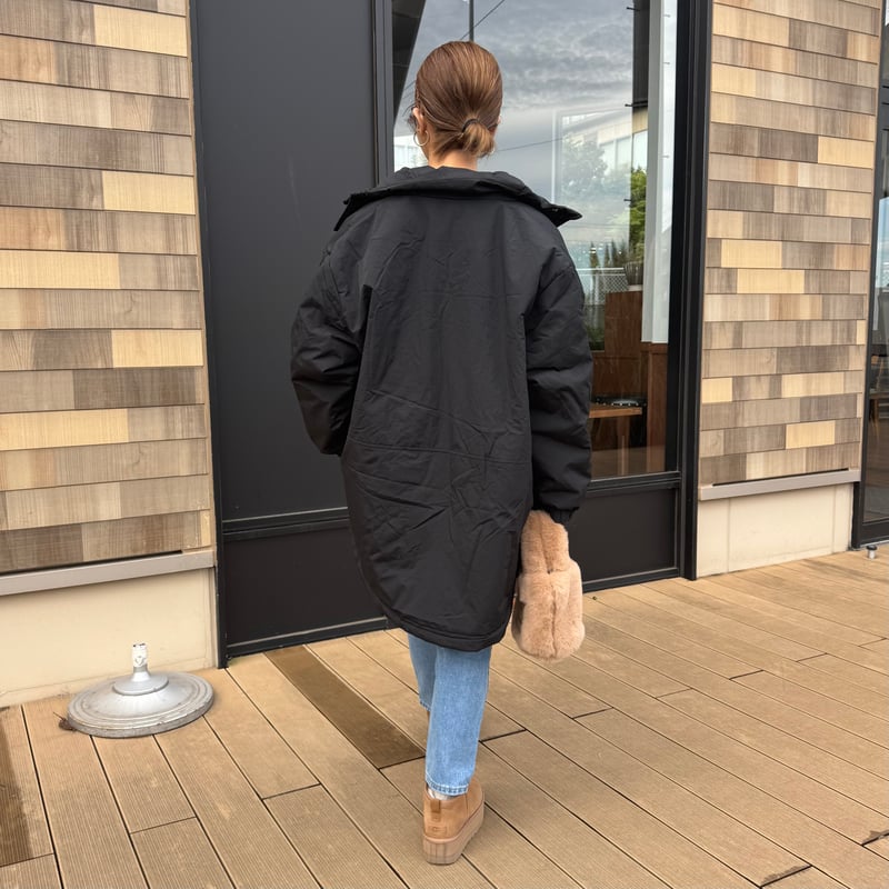 美品　 ディープウィンタージャケット ブラック Mサイズ LUXEAKMPLUS (リュクスエイケイエムプラス) カモフラージュ フルジップ