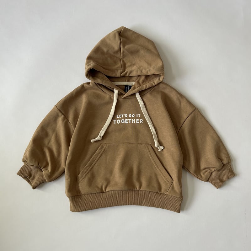 kids】くすみカラーロゴスウェットパーカー(3color・2size) | COPINE kids】くすみカラーロゴスウェットパーカー(3color・2size) | COPINE