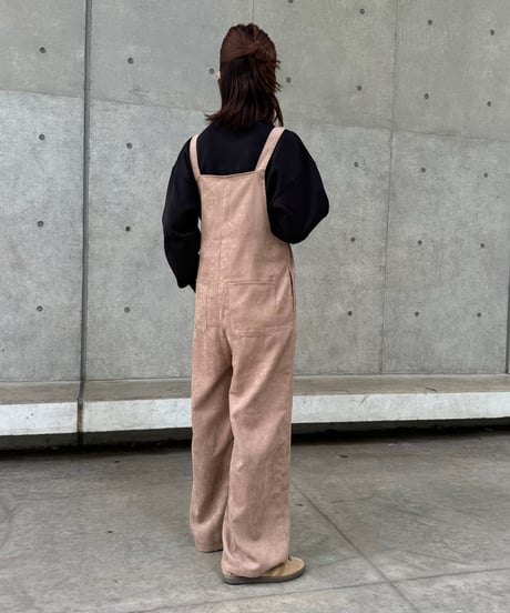 フロントジップサロペット