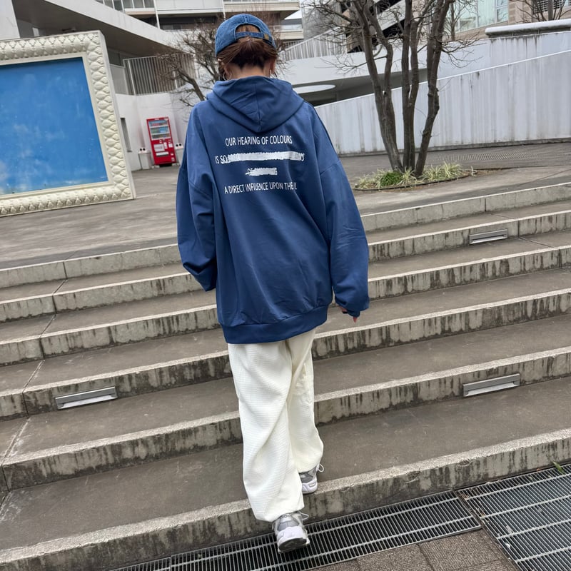 バックプリントパーカー(ネイビー) | COPINE