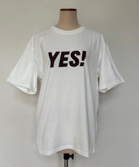 YESヘビーコットンtシャツ(ホワイト)