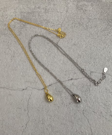 ティアドロップネックレス（2color）