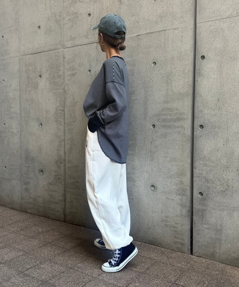 ワッフルパンツ(ホワイト) | COPINE