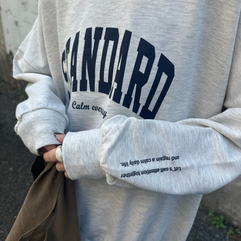 PHEENY スウェット　ショート丈　オートミール PHEENY スウェット ショート丈 オートミール