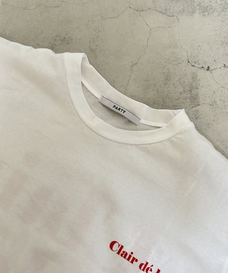 フレンチロゴTシャツ(ホワイト）
