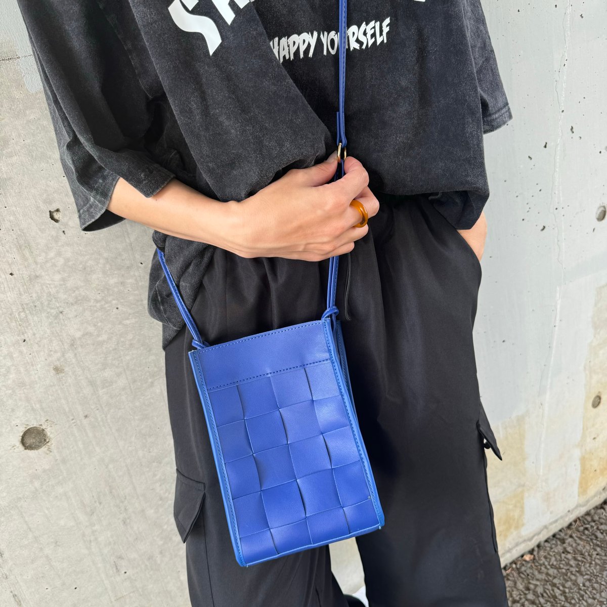 編み込みショルダーバッグ(2color) | COPINE