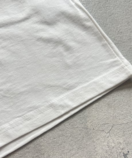 配色プリントTシャツ(ホワイト)