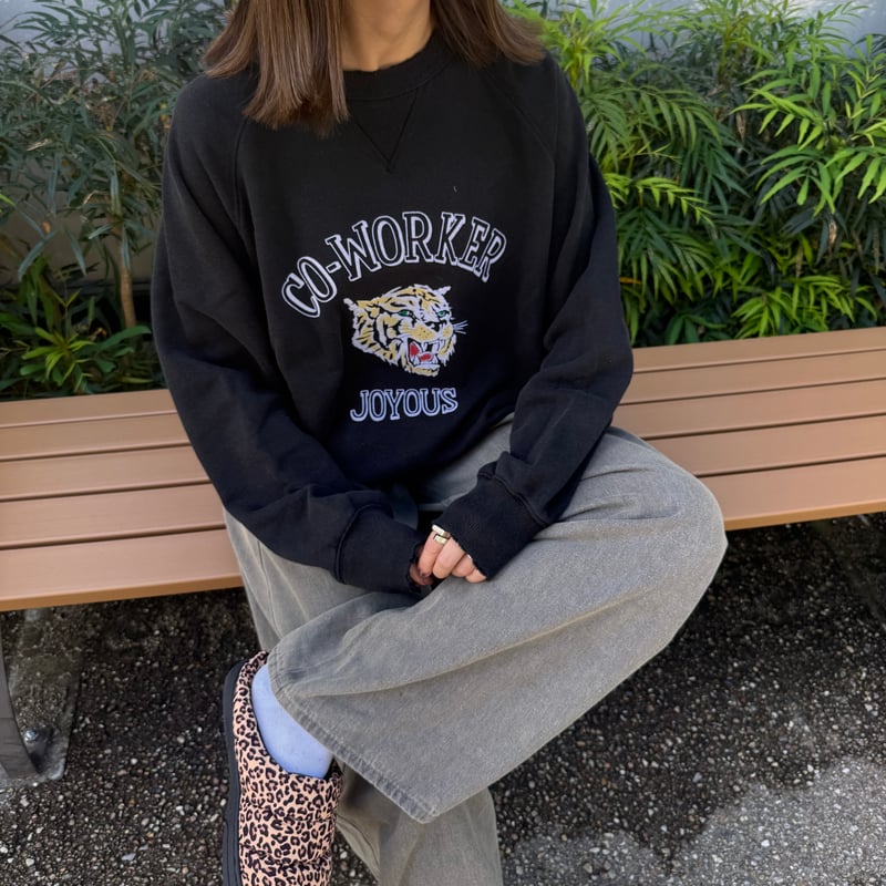フロントバックTIGERフロッキースウェット | COPINE