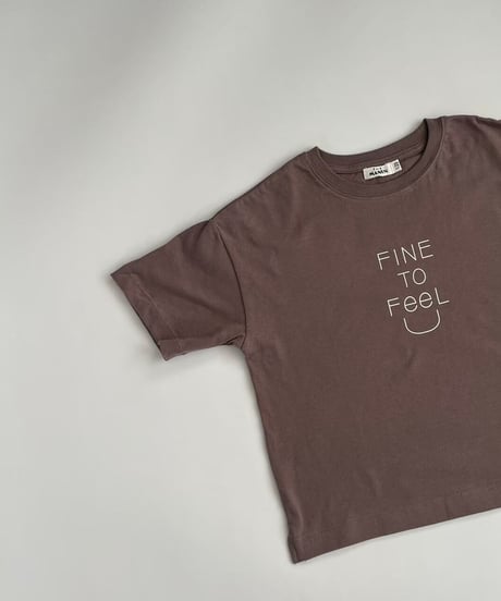 【kids】フロントプリントモカtシャツ(110〜150)