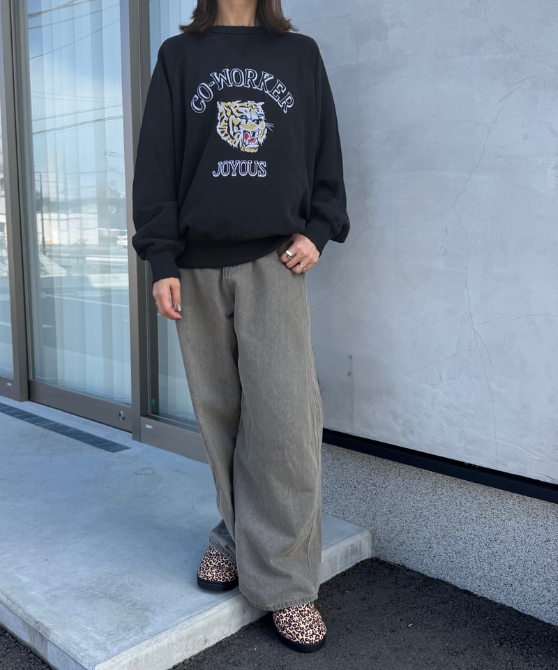 フロントバックTIGERフロッキースウェット | COPINE