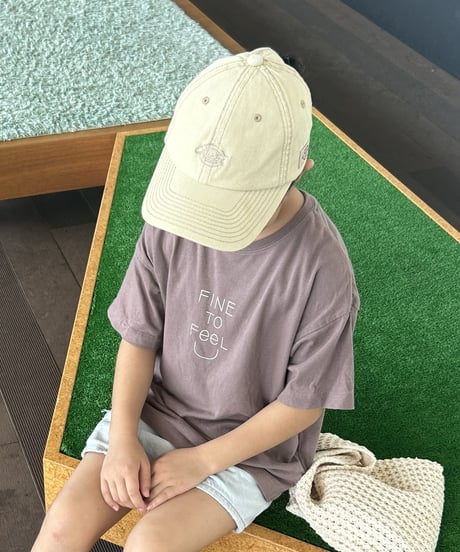 【kids】フロントプリントモカtシャツ(110〜150)