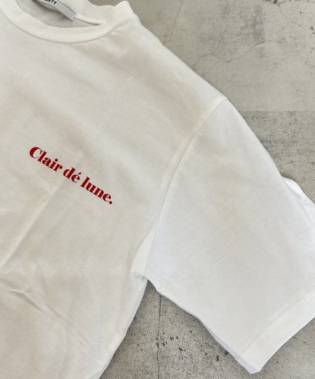 フレンチロゴTシャツ(ホワイト）