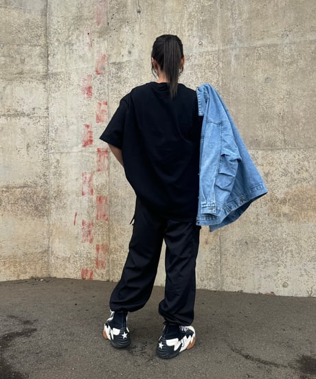 ミリタリーカーゴパンツ(ブラック)